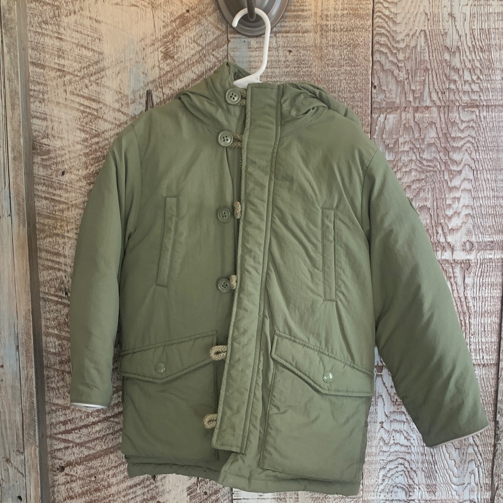 GAP Kids Olive Puffer Jacket